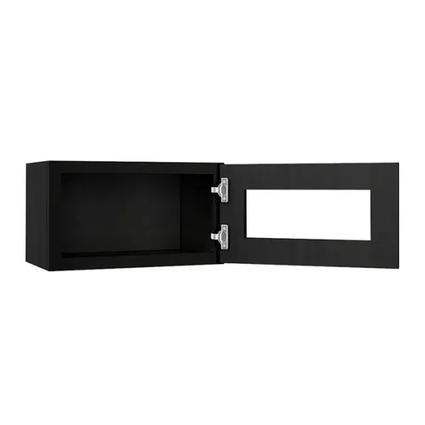Glass Door Wall Cabinet - 21"W x 12"H
