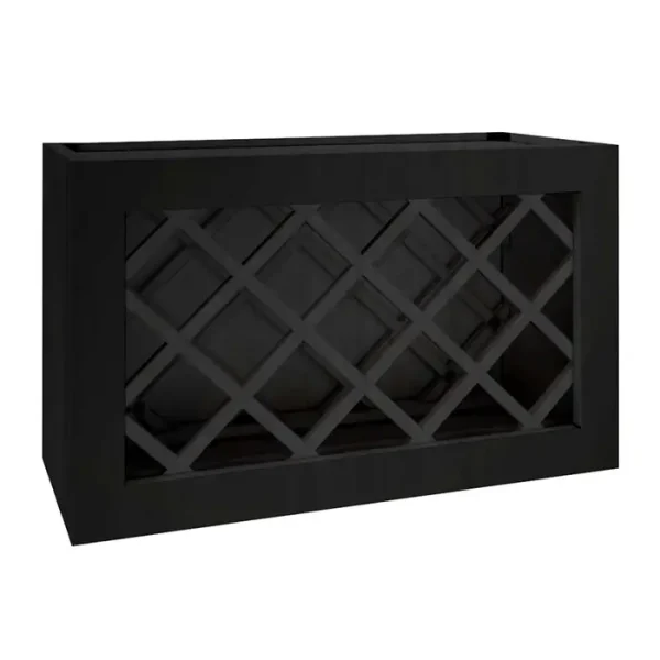 Wall Wine Rack Cabinet - 30"W x 18"H
