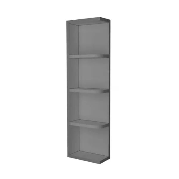 Wall End Shelf Cabinet - 6"W x 42"H