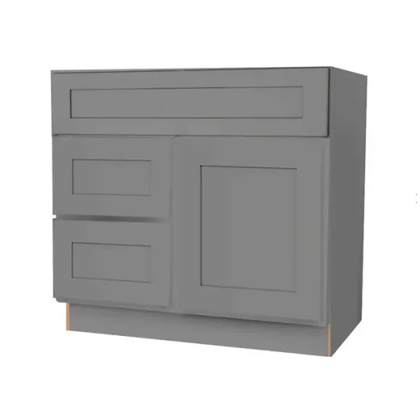 Vanity Sink Drawers Base Cabinet - 30" Left
