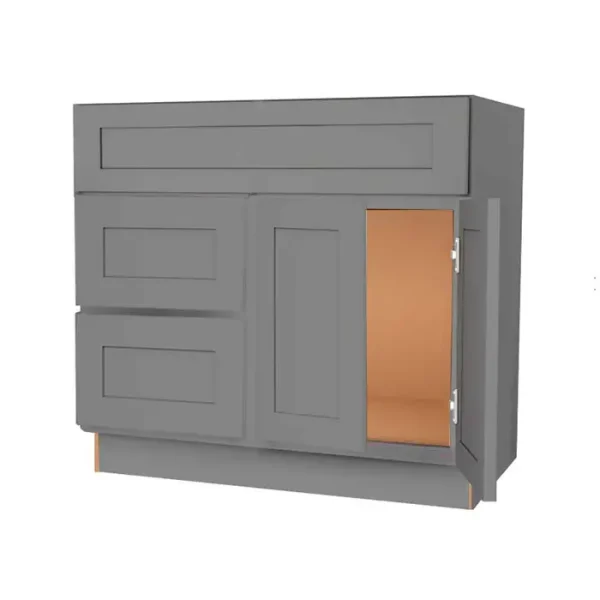 Vanity Sink Drawers Base Cabinet - 36" - Left