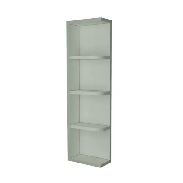 Wall End Shelf Cabinet - 6"W x 42"H