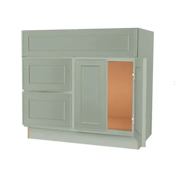 Vanity Sink Drawers Base Cabinet - 36" - Left