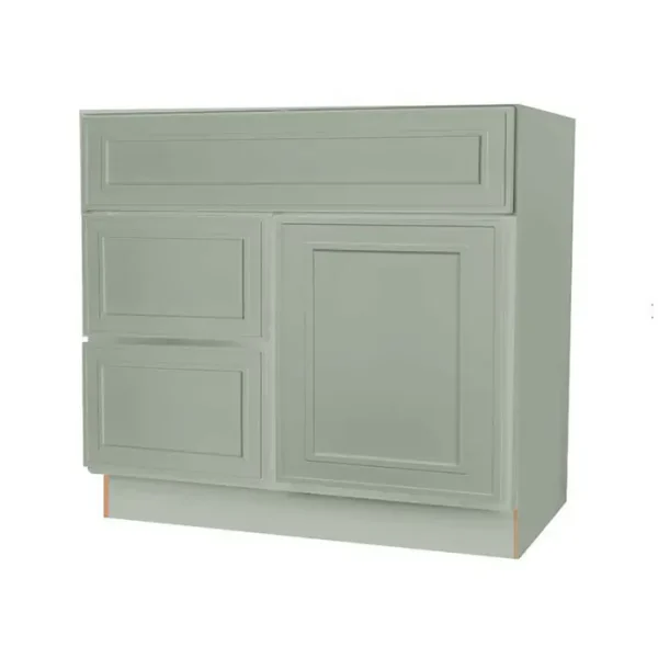Vanity Sink Drawers Base Cabinet - 30" Left