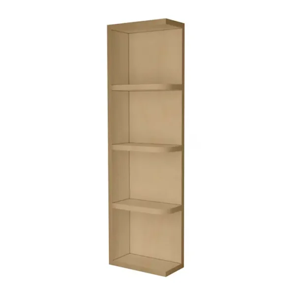 Wall End Shelf Cabinet - 6"W x 42"H