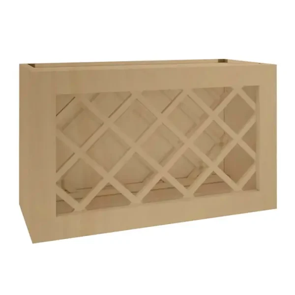 Wall Wine Rack Cabinet - 30"W x 18"H