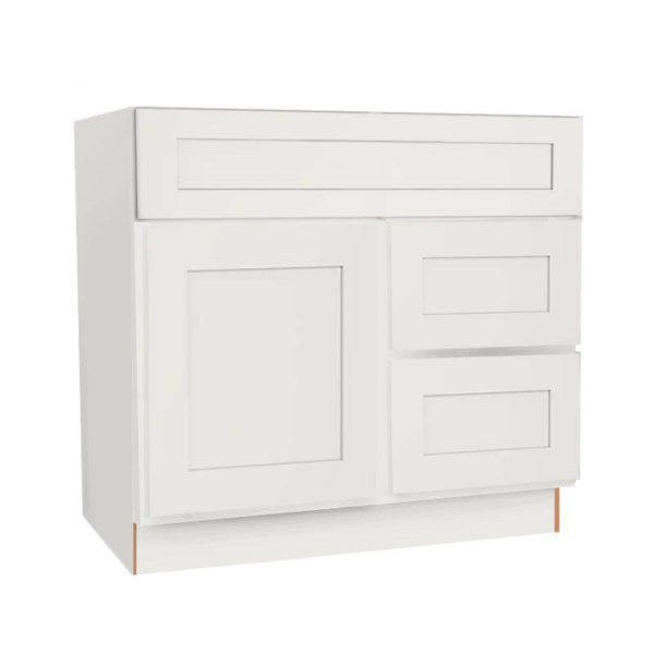 Vanity Sink Drawers Base Cabinet – 36" - Right