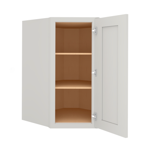 Diagonal Corner Wall Cabinet - 27"W x 36"H x 15"D