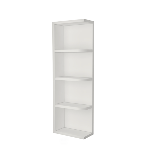 Wall End Shelf Cabinet - 6"W x 36"H