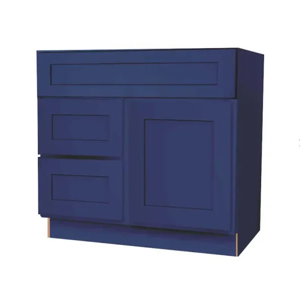 Vanity Sink Drawers Base Cabinet - 30" Left