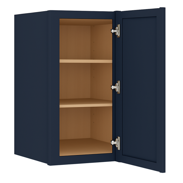 Wall Diagonal Corner Cabinet 27"Wx15"Dx36"H
