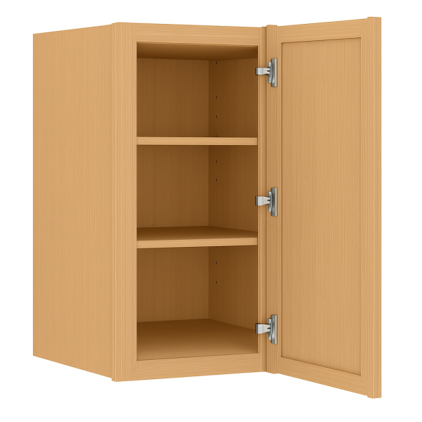 Wall Diagonal Corner Cabinet 27"Wx15"Dx36"H