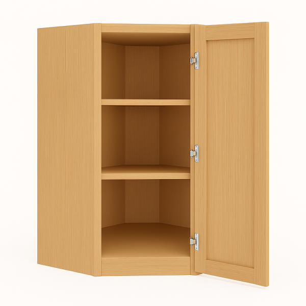 Wall Diagonal Corner Cabinet 24"Wx12"Dx30"H