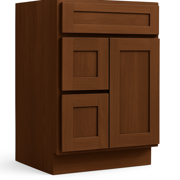 Vanity Sink Base 36"Wx21"Dx34.5"H 2 Left Drawers