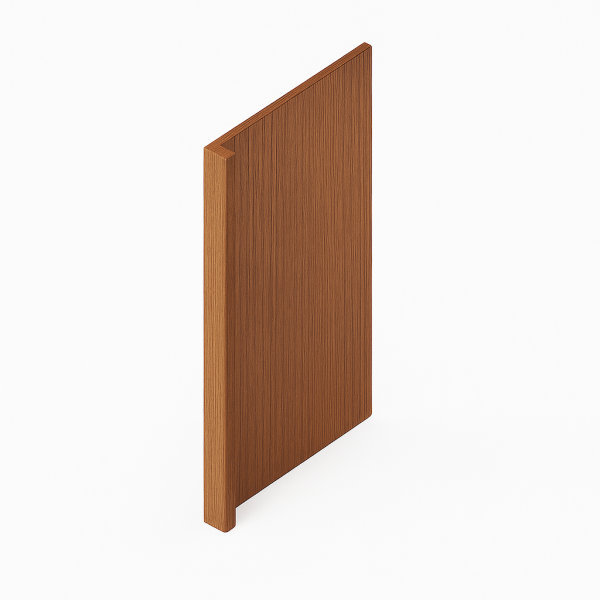 Refrigerator End Panel 30"Wx3/4"Dx96"H with 3" return