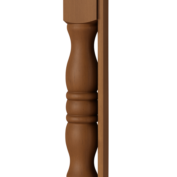 Full leg 3"Wx3"Dx34-1/2"H with 3" Wall Filler