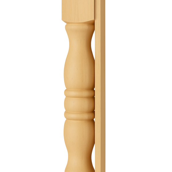Full leg 3"Wx3"Dx34-1/2"H with 3" Wall Filler