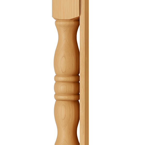 Full leg 3"Wx3"Dx34-1/2"H with 3" Wall Filler