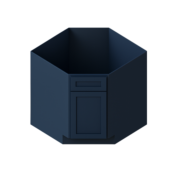 Diagonal Base 36"Wx24"Dx34.5"H