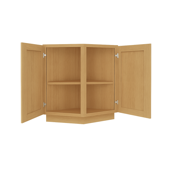 Angle Base Cabinet 24"Wx24"Dx34.5"H