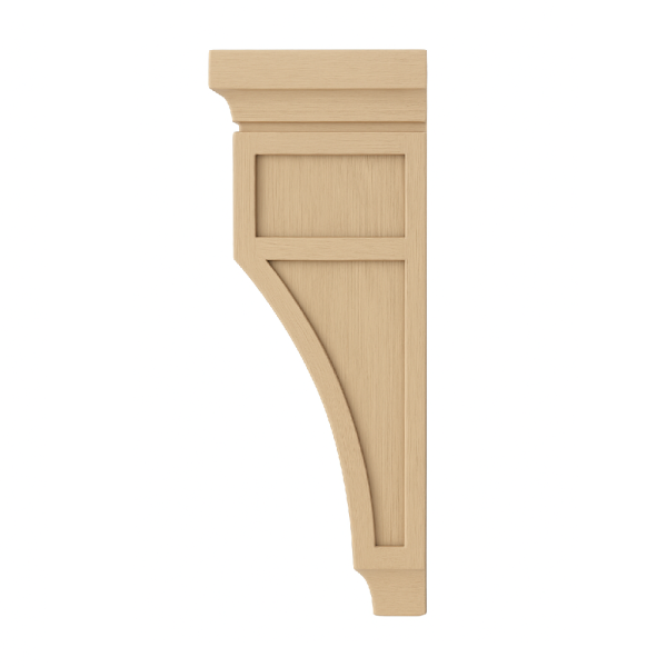 Medium Corbel Recessed Center 5.25"Wx4.5Dx12.5"H