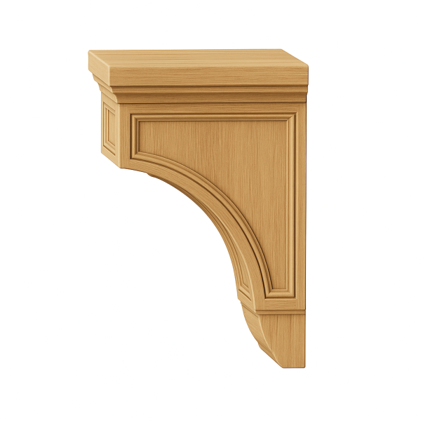 Large Corbel, Raised Center 3"Wx6"Dx9"H