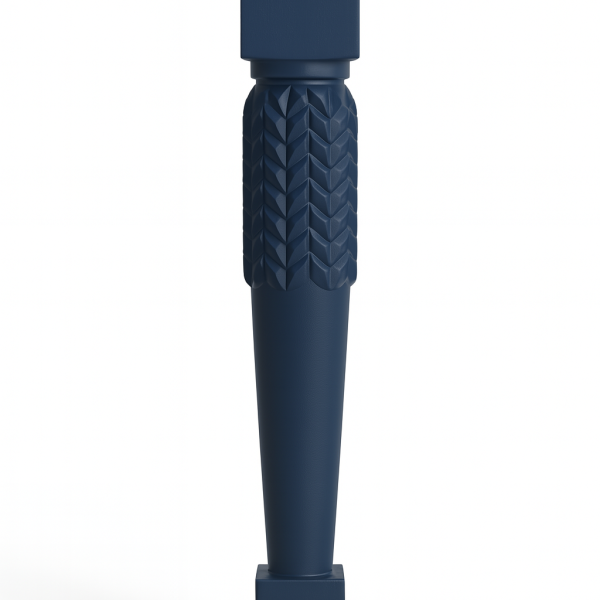 Half leg 3"Wx1-1/2"Dx34-1/2"H