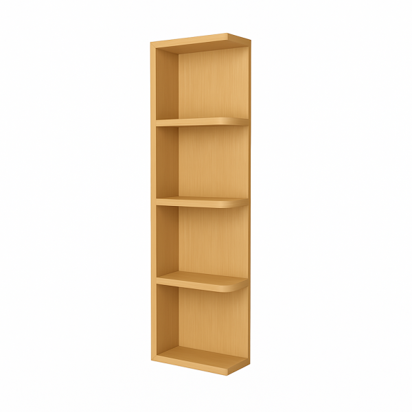 Wall end shelf 5"Wx11-1/4"Dx36"H