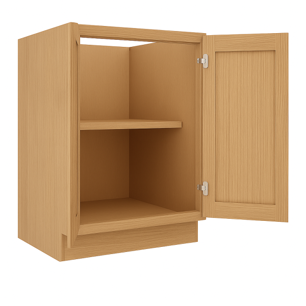 24"W Full Height Door Base- 24"Wx24"Dx34.5"H