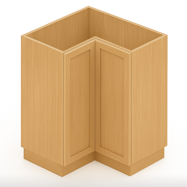 Wall Square Corner Cabinet - 24"Wx12"Dx42"H